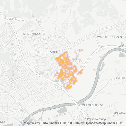 Dami ng Negosyo sa Postal Code 6883 - Velp, Provincie Gelderland