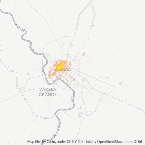 Dami ng Negosyo sa Postal Code 78045-000 - Cuiabá, Mato Grosso