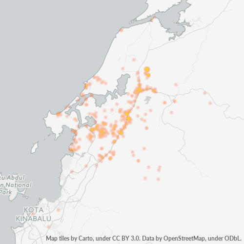 Dami ng Negosyo sa Postal Code 89200 - Tuaran, Sabah