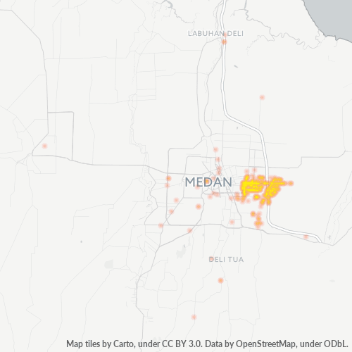 Dami ng Negosyo sa Postal Code 20227 - Medan, Sumatera Utara