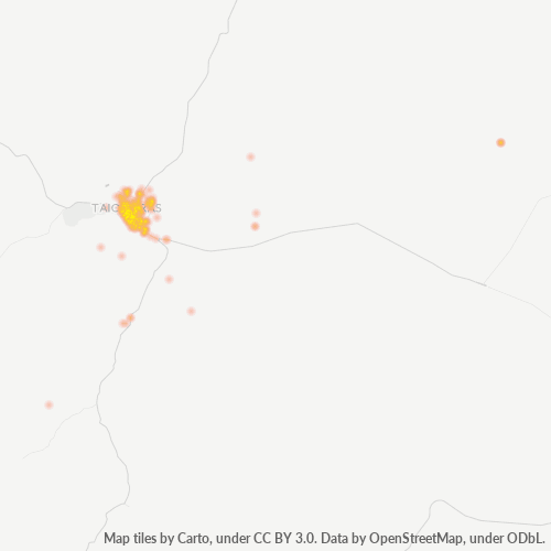 Dami ng Negosyo sa Postal Code 39550-000 - Taiobeiras, Minas Gerais