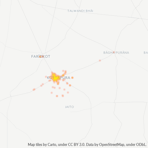 Dami ng Negosyo sa Postal Code 151204 - Farīdkot, State of Punjab