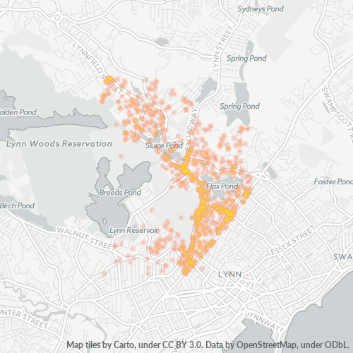 Virksomhedskoncentration i Postnummer 01904 - Lynn, Massachusetts