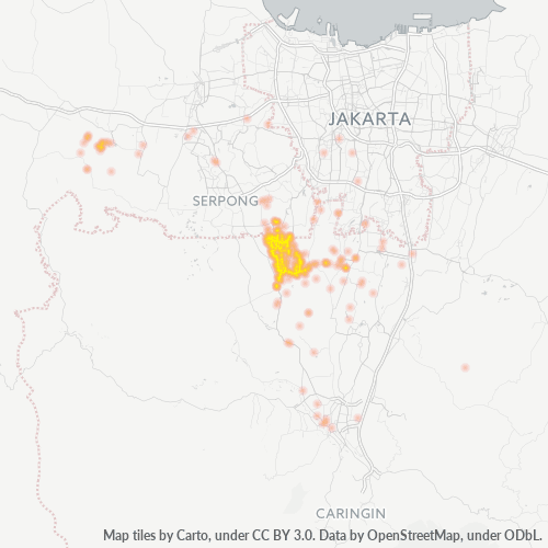 Dami ng Negosyo sa Postal Code 16517 - Kanlurang Java
