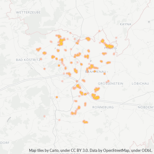 Dami ng Negosyo sa Postal Code 07554 - Thuringia