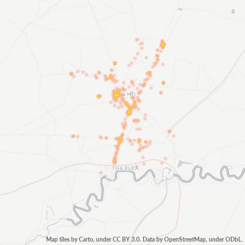 Dami ng Negosyo sa Postal Code 18130 - Ban Mo, Changwat Sara Buri