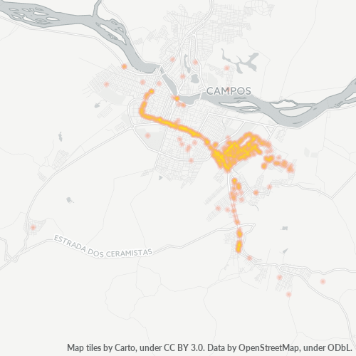 Dami ng Negosyo sa Postal Code 28020-000 - Campos dos Goytacazes, Rio de Janeiro