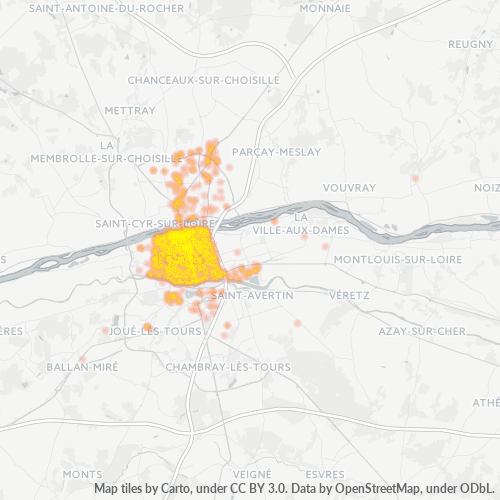 Dami ng Negosyo sa Postal Code 37000 - Tours, Centre