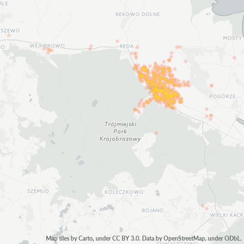 Dami ng Negosyo sa Postal Code 84-230 - Rumia, Województwo Pomorskie