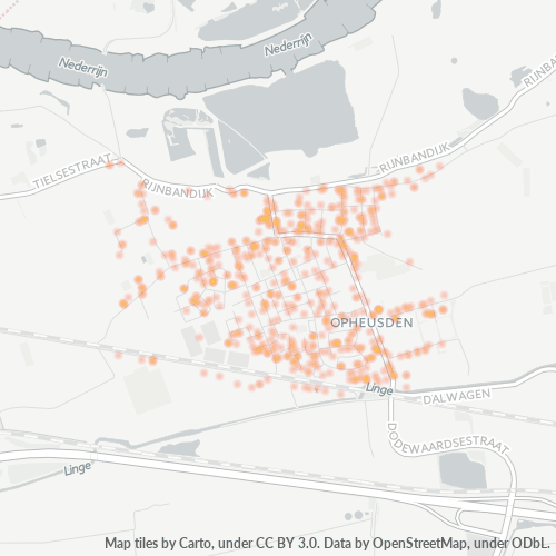 Dami ng Negosyo sa Postal Code 4043 - Opheusden, Provincie Gelderland
