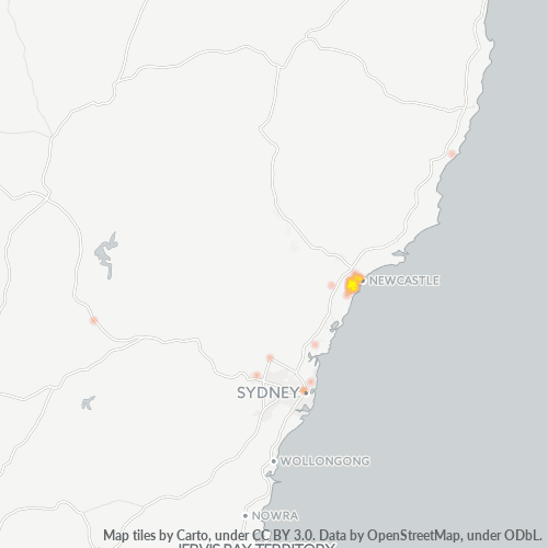 Dami ng Negosyo sa Postal Code 2290 - Gateshead, New South Wales