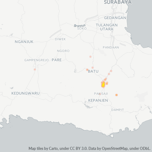 Dami ng Negosyo sa Postal Code 65117 - Malang, Silangang Java