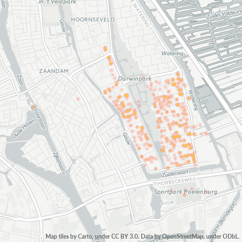 Dami ng Negosyo sa Postal Code 1504 - Zaandam, Provincie Noord-Holland