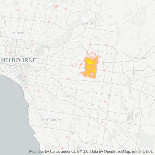 Dami ng Negosyo sa Postal Code 3128 - Box Hill, Victoria