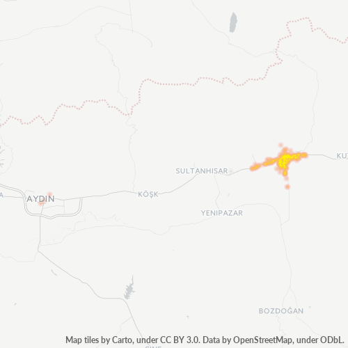 Dami ng Negosyo sa Postal Code 09900 - Nazilli, Lalawigan ng Aydin