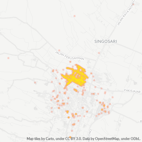 Dami ng Negosyo sa Postal Code 65142 - Malang, Silangang Java