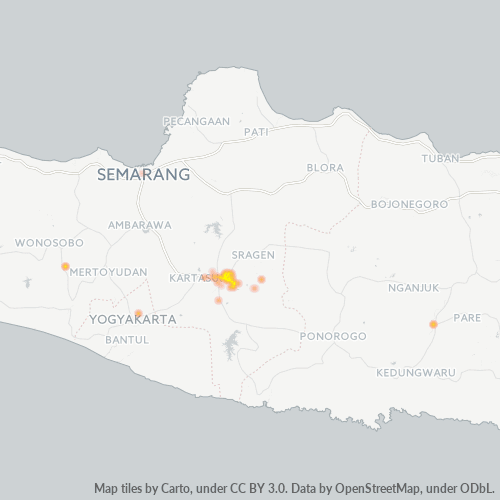 Dami ng Negosyo sa Postal Code 57731 - Surakarta, Provinsi Jawa Tengah