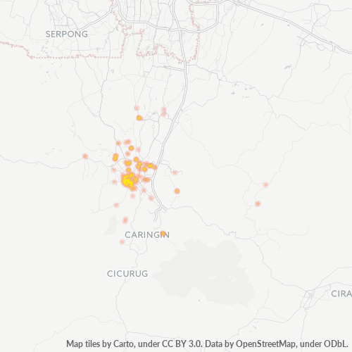 Dami ng Negosyo sa Postal Code 16119 - Bogor, Kanlurang Java