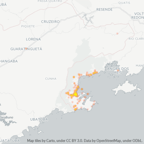 Dami ng Negosyo sa Postal Code 23970-000 - Paraty, Rio de Janeiro