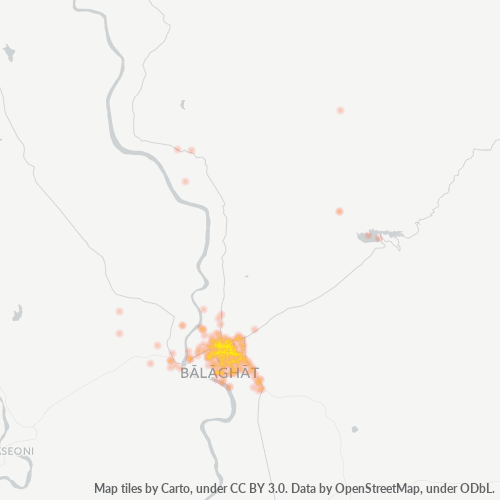 Bedrijfsconcentratie in Postcode 481001 - Madhya Pradesh