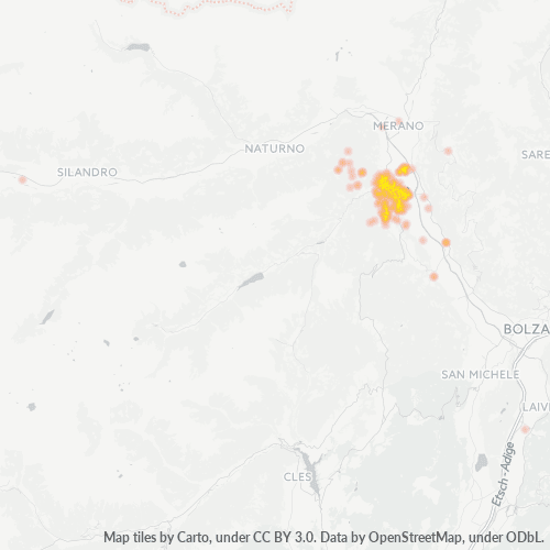 Concentrazione delle imprese in CAP 39011 - Tesimo, Trentino-Alto Adige