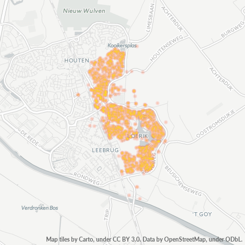 Dami ng Negosyo sa Postal Code 3994 - Houten, Provincie Utrecht