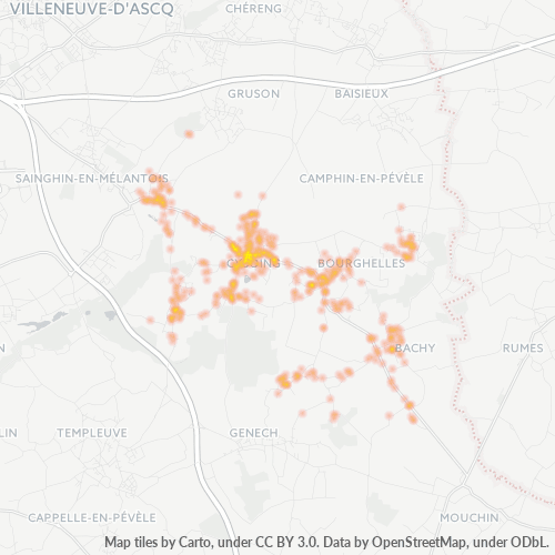 Dami ng Negosyo sa Postal Code 59830 - Cobrieux, Nord-Pas-de-Calais