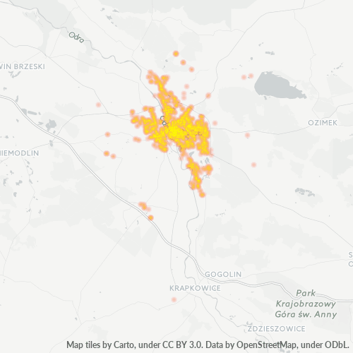 Besighheidskonsentrasie in Poskode 46-020 - Opole, Województwo Opolskie