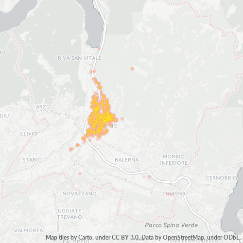 Dami ng Negosyo sa Postal Code 6850 - Mendrisio, Cantone Ticino