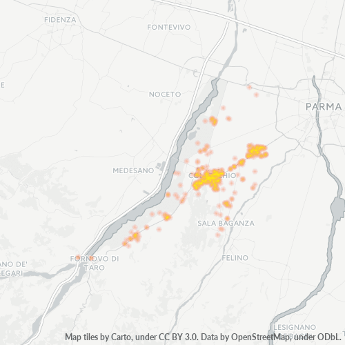 Dami ng Negosyo sa Postal Code 43044 - Parma, Emilia-Romagna