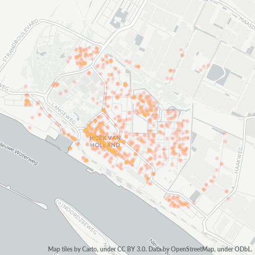 Dami ng Negosyo sa Postal Code 3151 - Hoek van Holland, Provincie Zuid-Holland