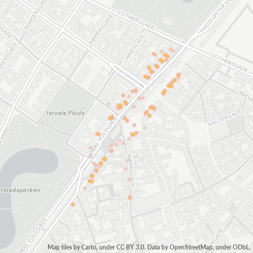 Dami ng Negosyo sa Postal Code 1358 - Copenhague, Region Hovedstaden