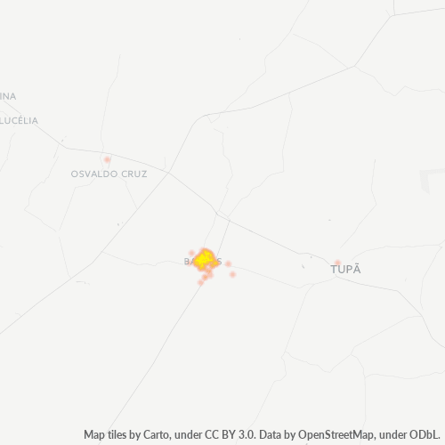 Dami ng Negosyo sa Postal Code 17690-000 - Bastos, São Paulo