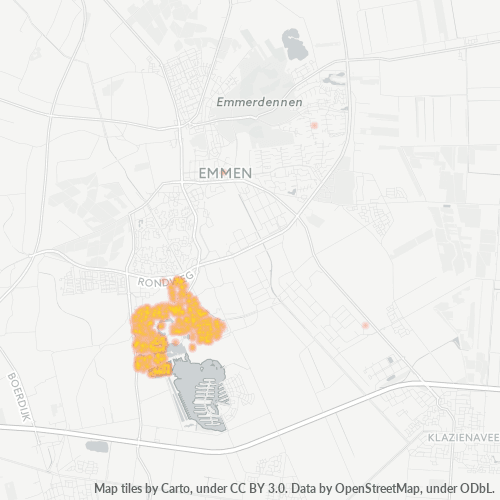 Dami ng Negosyo sa Postal Code 7827 - Emmen, Provincie Drenthe