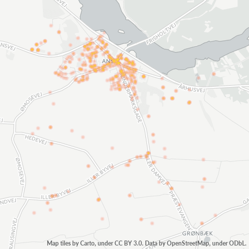 Dami ng Negosyo sa Postal Code 8643 - Region Midtjylland