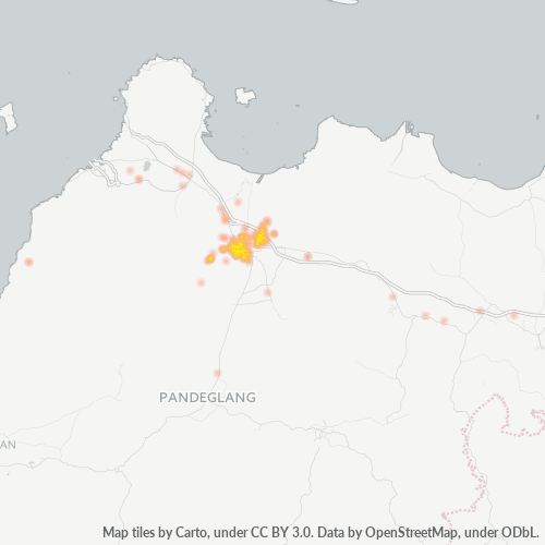 Dami ng Negosyo sa Postal Code 42116 - Serang, Banten