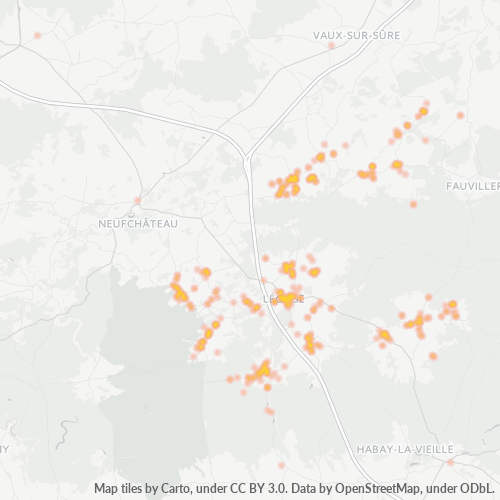 Bedrijfsconcentratie in Postcode 6860 - België