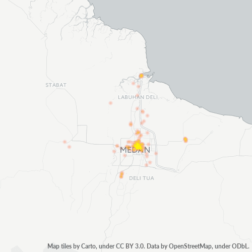 Dami ng Negosyo sa Postal Code 20231 - Medan, Sumatera Utara
