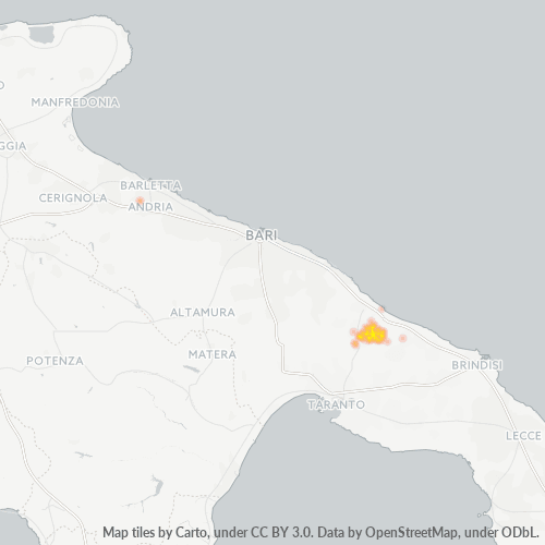 Dami ng Negosyo sa Postal Code 72014 - Casalini, Apulia