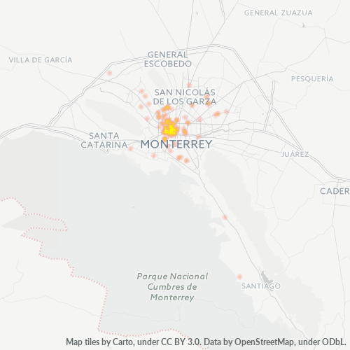 Dami ng Negosyo sa Postal Code 64440 - Parque Industrial Ciudad Mitras, Nuevo León