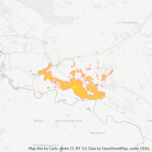 Konsentrasi Bisnis di Kode Pos 28832 - Achim, Niedersachsen