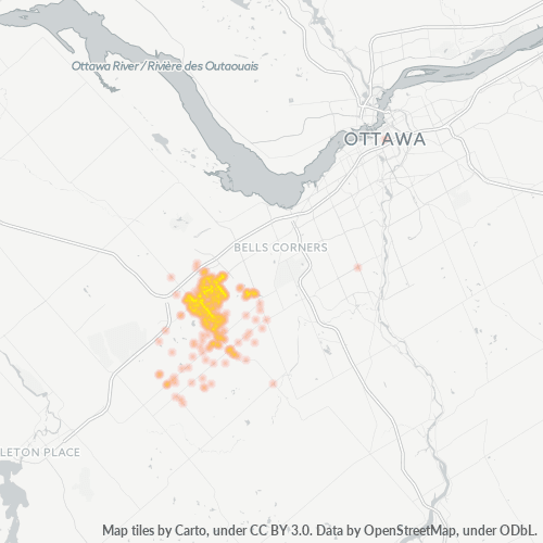 Dami ng Negosyo sa Postal Code K2S - Stittsville, Ontario