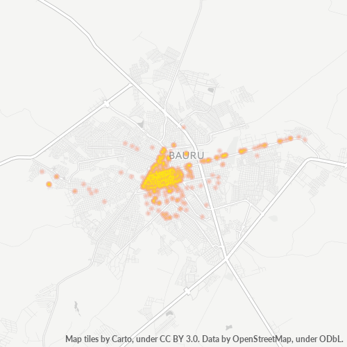 Dami ng Negosyo sa Postal Code 17015-000 - Bauru, São Paulo