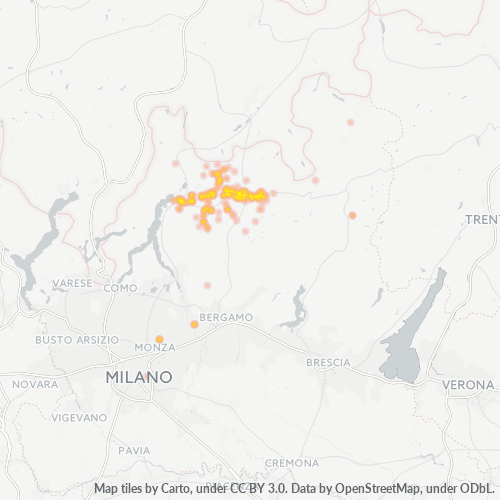 Dami ng Negosyo sa Postal Code 23010 - Italya