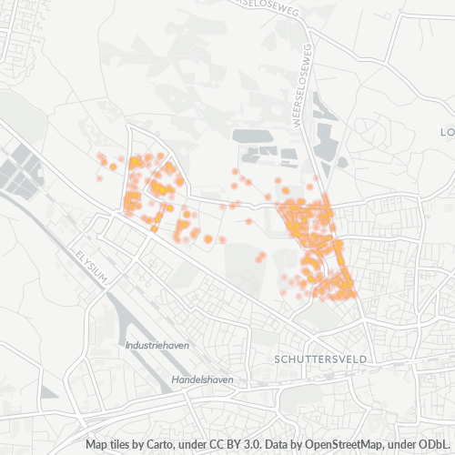 Dami ng Negosyo sa Postal Code 7522 - Enschede, Provincie Overijssel