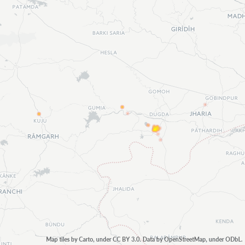 Dami ng Negosyo sa Postal Code 827004 - Chās, State of Jharkhand