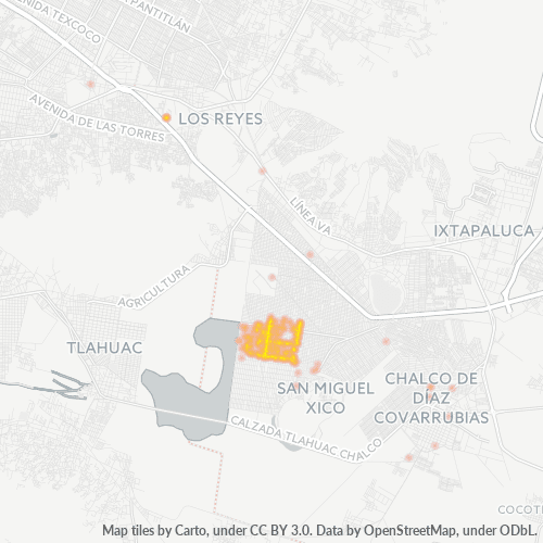 Dami ng Negosyo sa Postal Code 56610 - Xico, Estado ng Mehiko