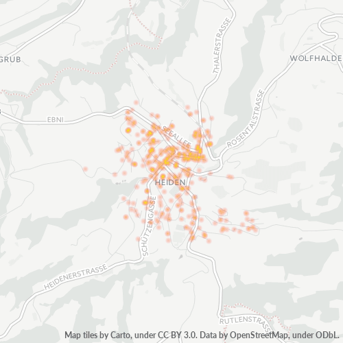 Dami ng Negosyo sa Postal Code 9410 - Heiden, Kanton Appenzell Ausserrhoden