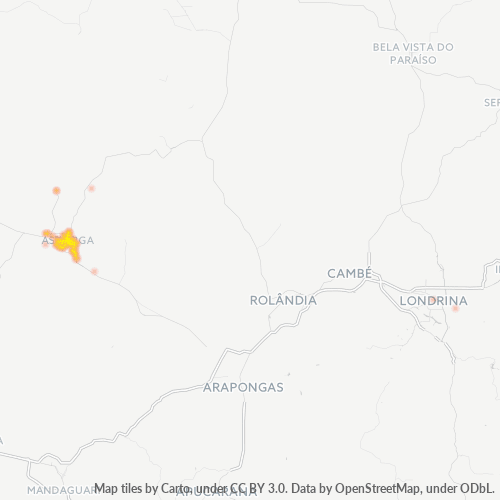 Dami ng Negosyo sa Postal Code 86730-000 - Astorga, Paraná