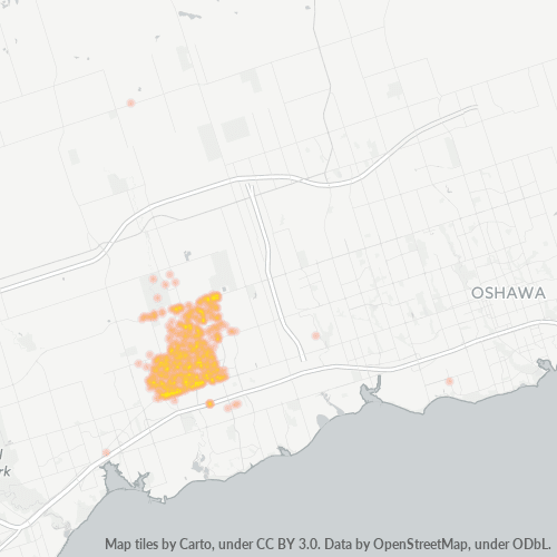 Dami ng Negosyo sa Postal Code L1T - Ajax, Ontario